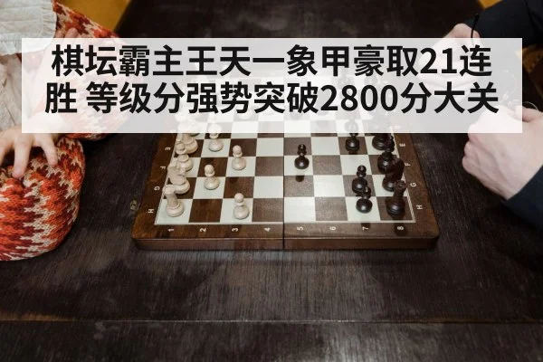棋坛霸主王天一象甲豪取21连胜 等级分强势突破2800分大关